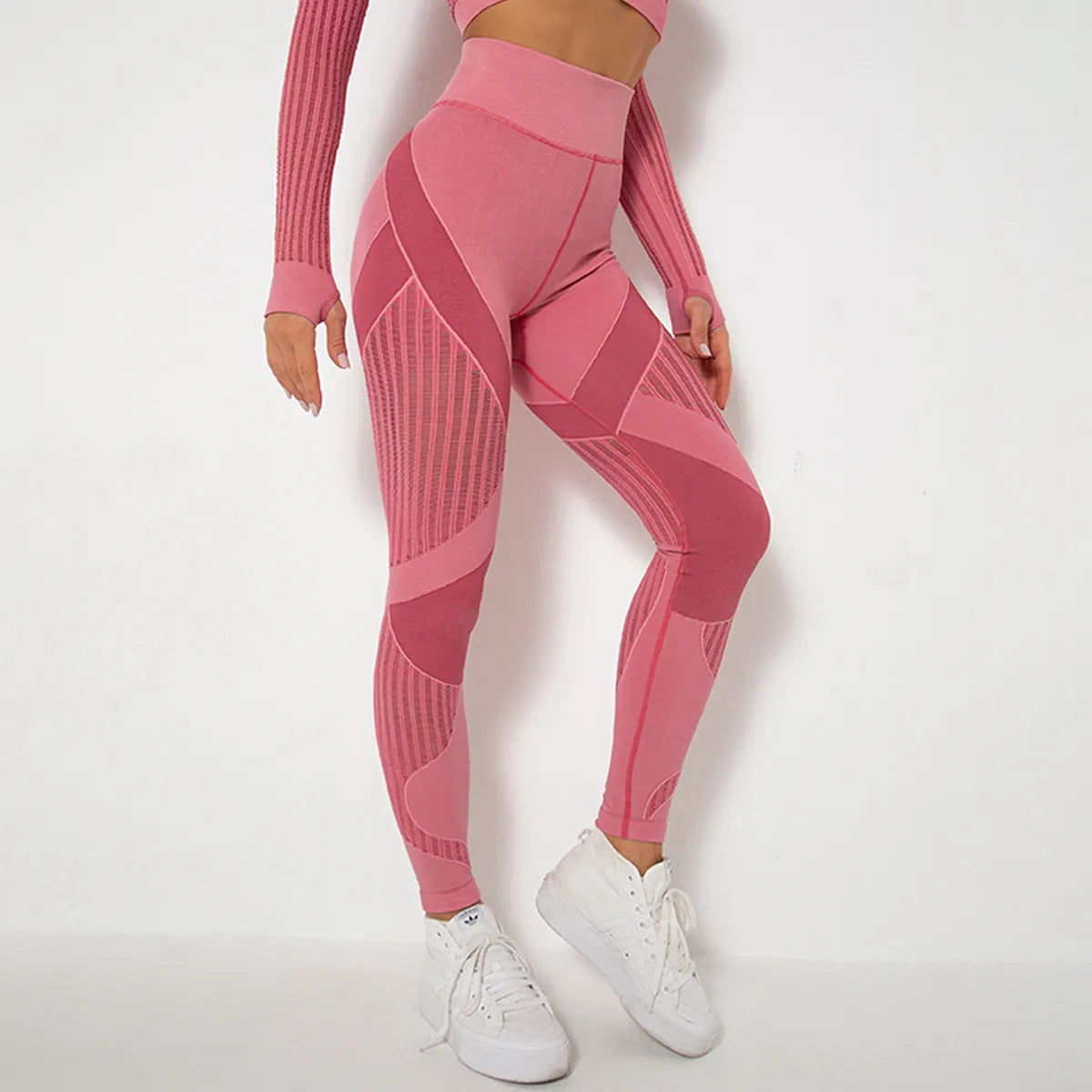 FlexFit™ Seamless Yoga Leggings – High-Waist Hip-Lifting Fitness Pants