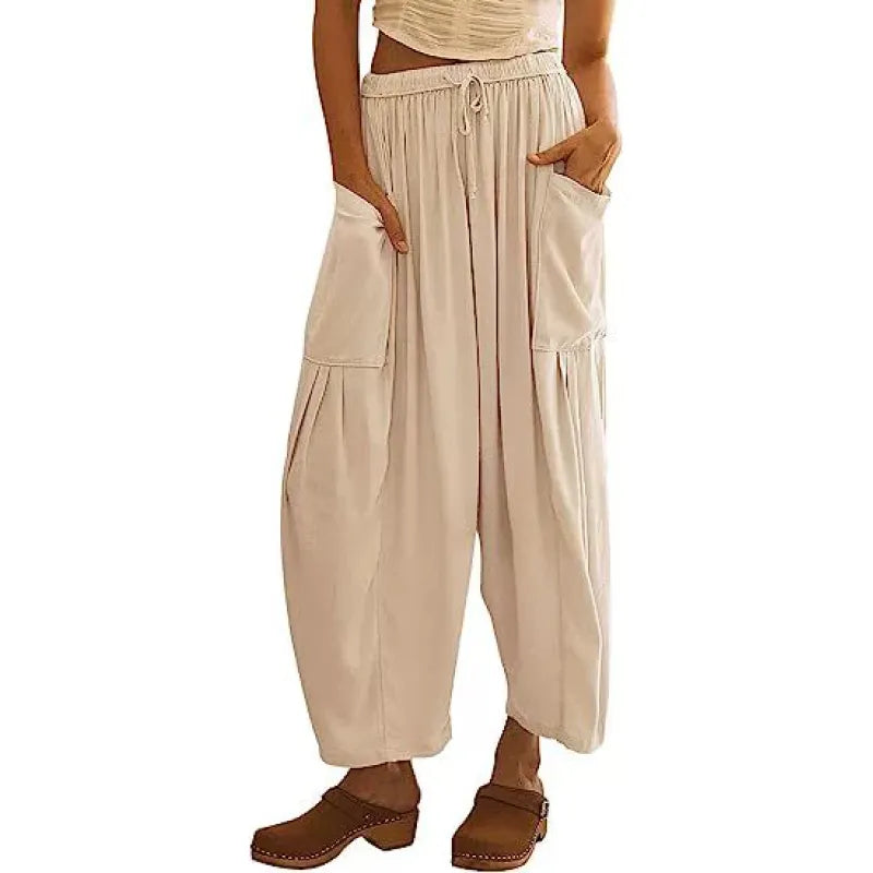 👖 FlexiFit™ – High-Stretch Casual Pocket Pants