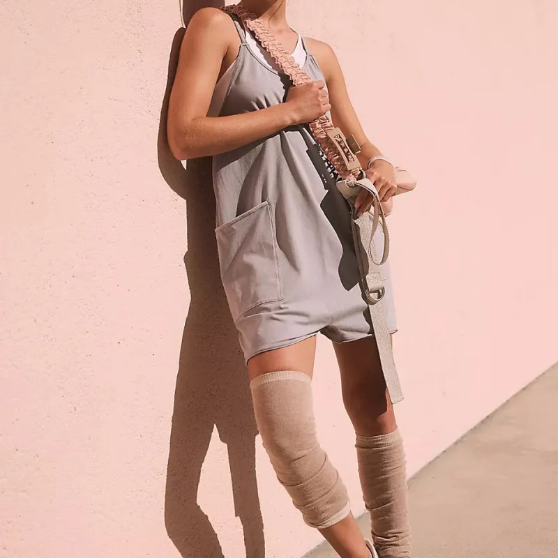 ☀️ EasyBreezy™ Pocket Suspender Romper