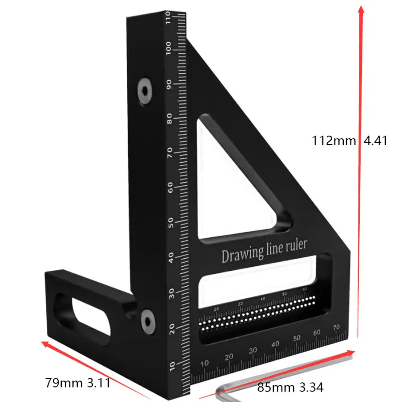 AngleMark™ Precision Woodworking Ruler