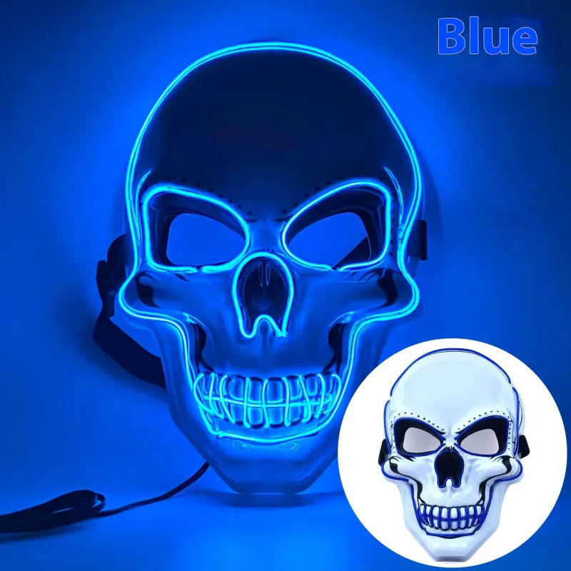 SkullGlow™ LED Luminous Halloween Party Mask
