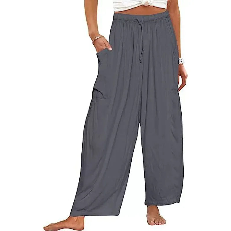 👖 FlexiFit™ – High-Stretch Casual Pocket Pants