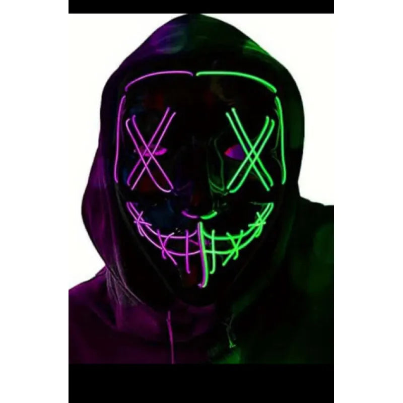 GlowGrimace | Light Up Any Party with a Stunning LED Mask