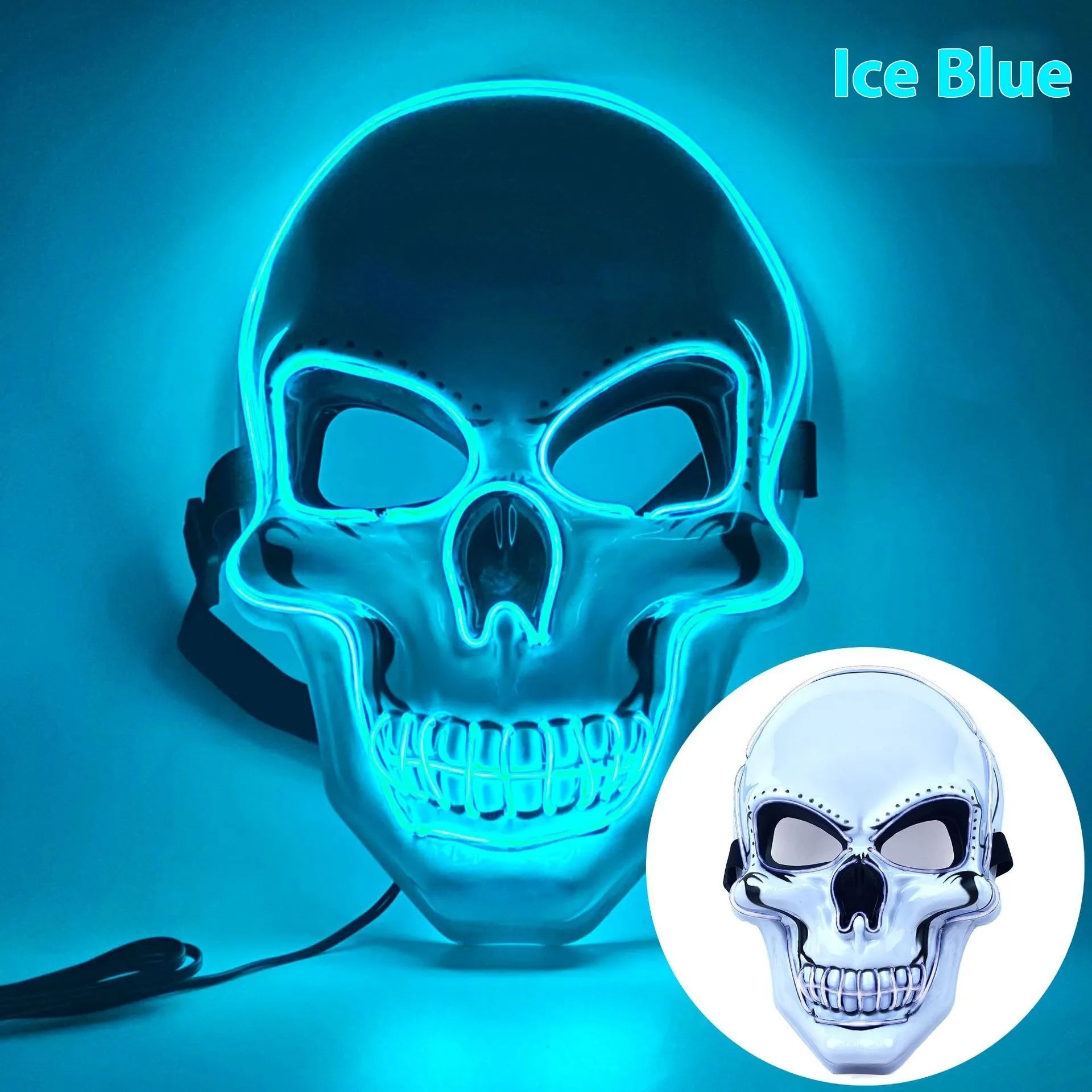 SkullGlow™ LED Luminous Halloween Party Mask