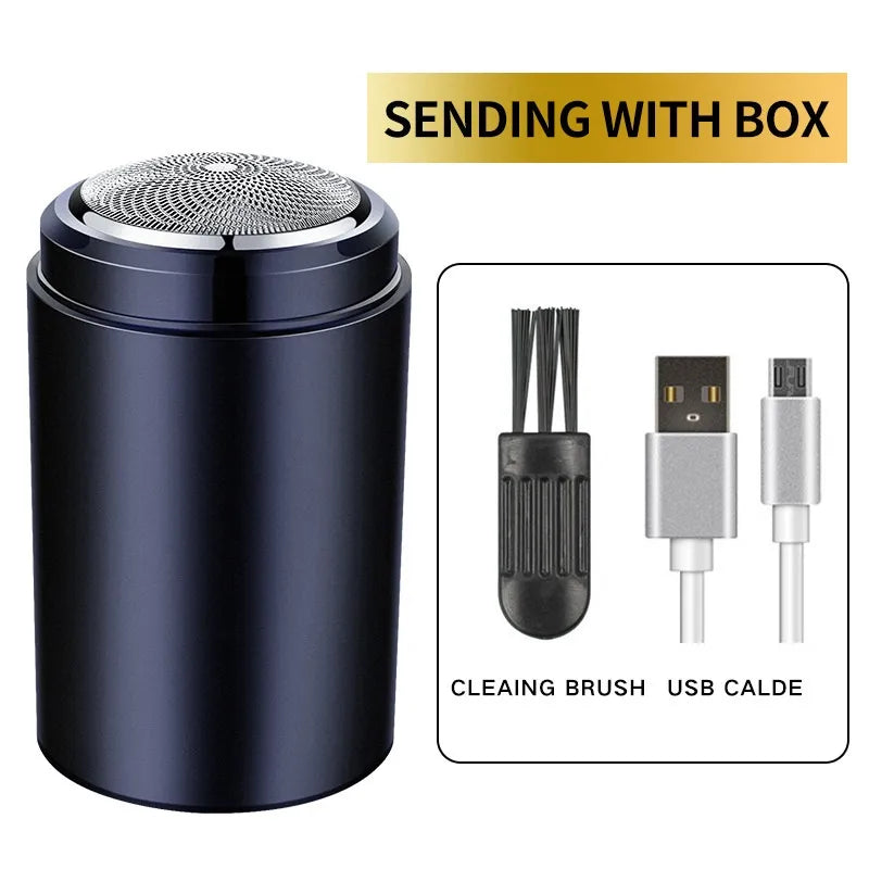ShavePro™ Mini Travel Electric Shaver with Six-Leaf Cutter Head