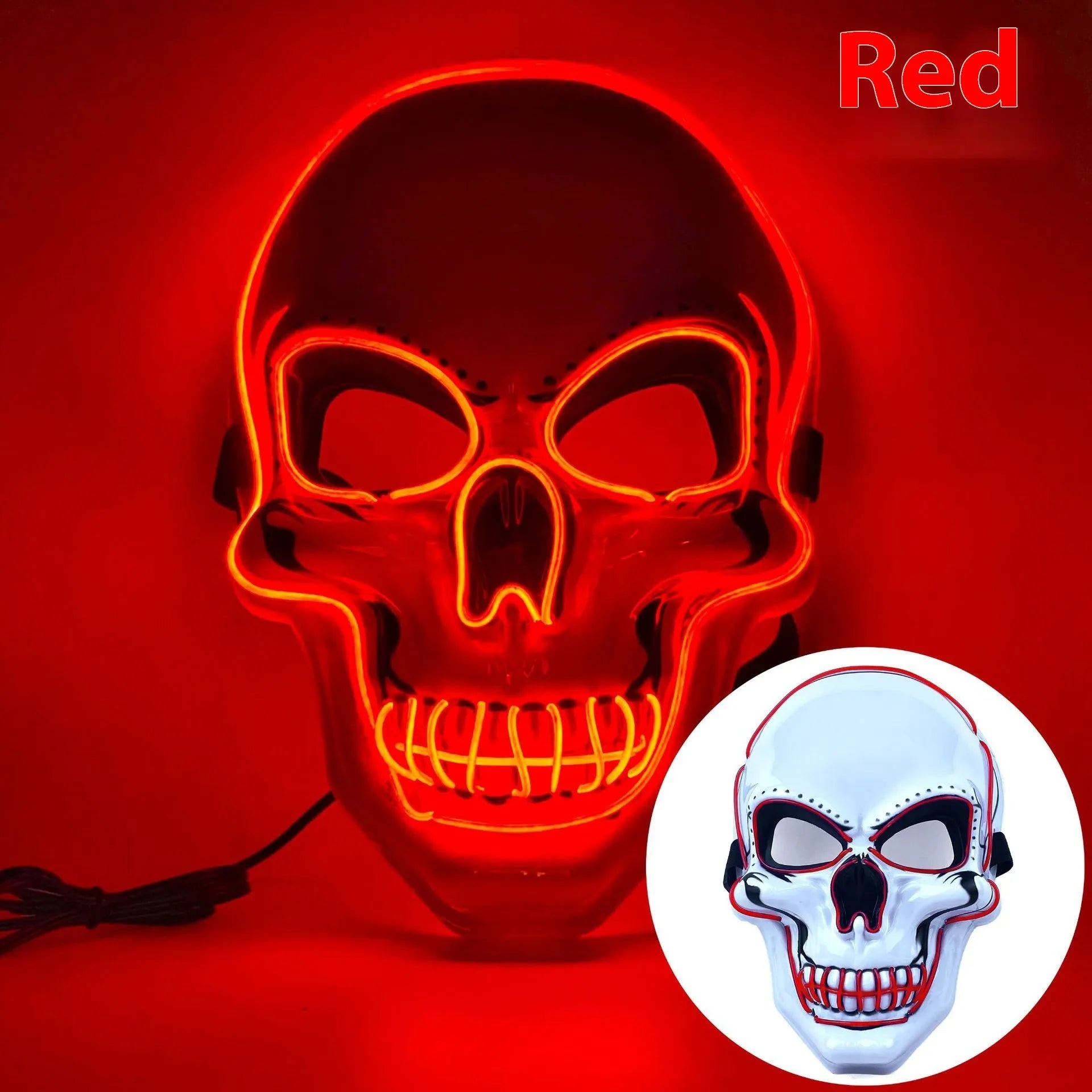SkullGlow™ LED Luminous Halloween Party Mask